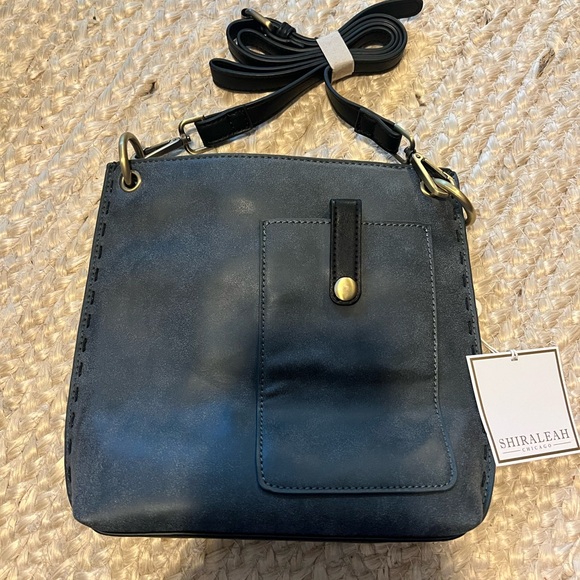 Shiraleah Slate Grey Crossbody Bag - Picture 1 of 4